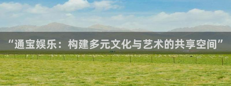 南宫NGvip麻将胡了：“通宝娱乐：构建多元文化与艺术的共享空间”