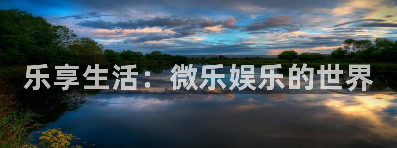南宫NG体育凯捷平台代理：乐享生活：微乐娱乐的世界